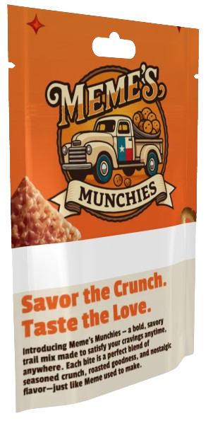 Meme’s Munchies Original Trail Mix – 6 oz Bag
